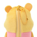 Japan Disney Store Fluffy Plush Pen Case - Pooh / Ballchain - 5