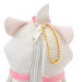 Japan Disney Store Fluffy Plush Pen Case - Marie / Ballchain - 5