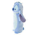 Japan Disney Store Fluffy Plush Pen Case - Stitch / Ballchain - 2