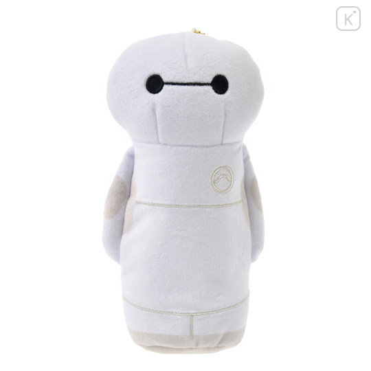 Japan Disney Store Fluffy Plush Pen Case - Baymax / Ballchain - 1