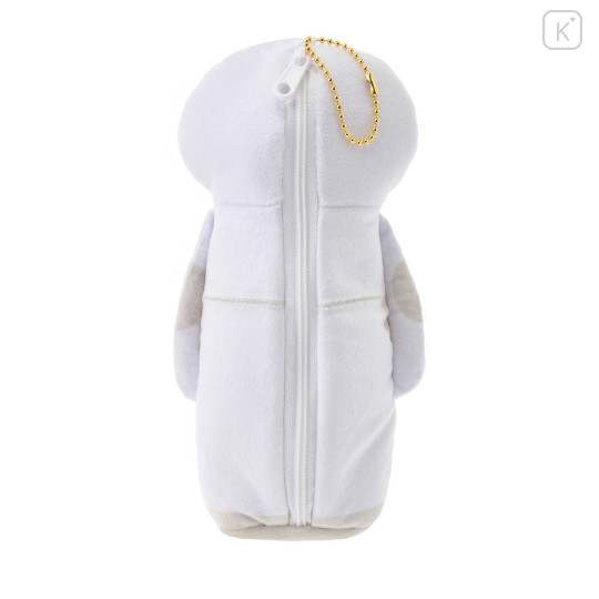 Japan Disney Store Fluffy Plush Pen Case - Baymax / Ballchain - 3