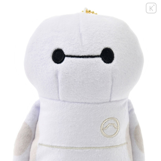 Japan Disney Store Fluffy Plush Pen Case - Baymax / Ballchain - 4