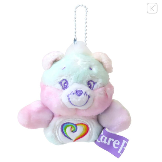 Japan Care Bears Finger Puppet & Ball Chain - Togetherness Bear - 1