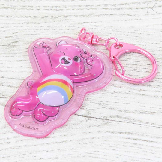 Japan Care Bears Acrylic Keychain - Cheer Bear - 3