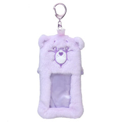 Japan Care Bears Photo Holder Card Case Keychain - Fluffy Sweet Dream Bear