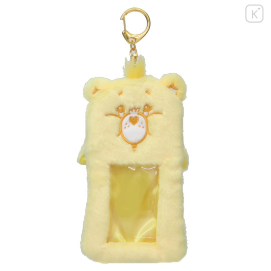 Japan Care Bears Photo Holder Card Case Keychain - Fluffy Birthday Bear - 1