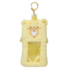 Japan Care Bears Photo Holder Card Case Keychain - Fluffy Birthday Bear