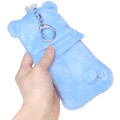 Japan Care Bears Photo Holder Card Case Keychain - Fluffy Grumpy Bear - 2