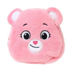 Japan Care Bears Face-shaped Pouch - Cheer Bear