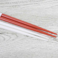 Japan Moomin Natural Wood Chopsticks Set 22.5cm - Little My / Red & White - 3