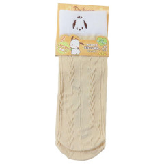 Japan Sanrio Crew Socks - Pochacco / Face Beige