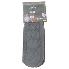 Japan Sanrio Crew Socks - Bad Badtz-maru / Face Dark Grey