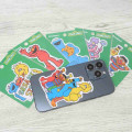 Japan Sesame Street Big Sticker - Hello Friends - 2