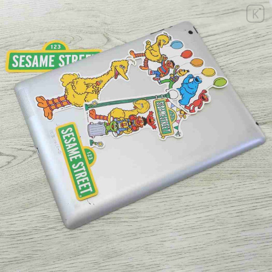 Japan Sesame Street Big Sticker - Big Bird - 2