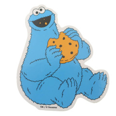 Japan Sesame Street Big Sticker - Cookie Monster