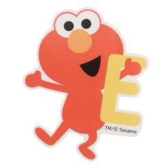 Japan Sesame Street Vinyl Sticker - Elmo Alphabet E