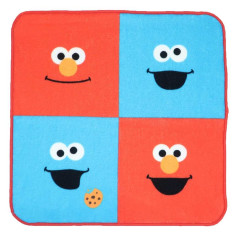 Japan Sesame Street Handkerchief - Elmo & Cookie Monster