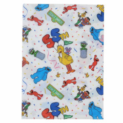 Japan Sesame Street A4 Clear File Folder - Happy 55th Anniversary White