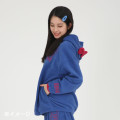 Japan Sanrio Fleece Half Zip Hoodie (M) - Hello Kitty - 5