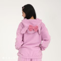 Japan Sanrio Fleece Half Zip Hoodie (M) - My Melody - 6