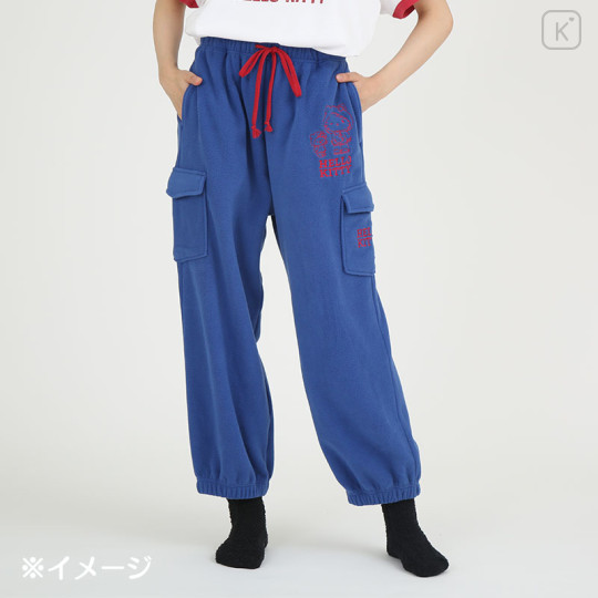 Japan Sanrio Fleece Cargo Pants (M) - Hello Kitty - 3