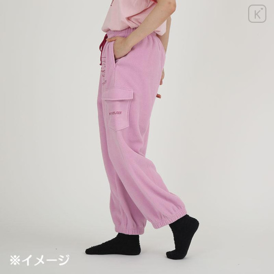 Japan Sanrio Fleece Cargo Pants (L) - My Melody - 4