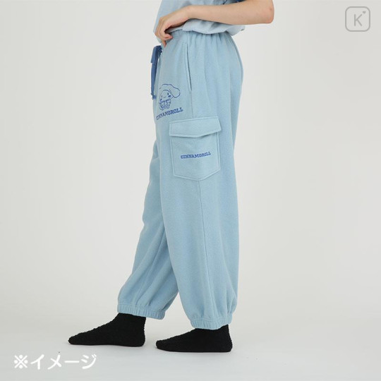 Japan Sanrio Fleece Cargo Pants (M) - Cinnamoroll - 4