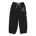 Japan Sanrio Fleece Cargo Pants (M) - Kuromi - 1