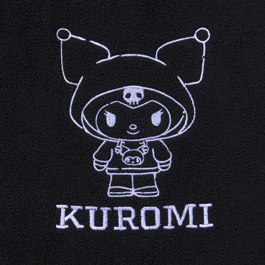 Japan Sanrio Fleece Cargo Pants (M) - Kuromi - 2