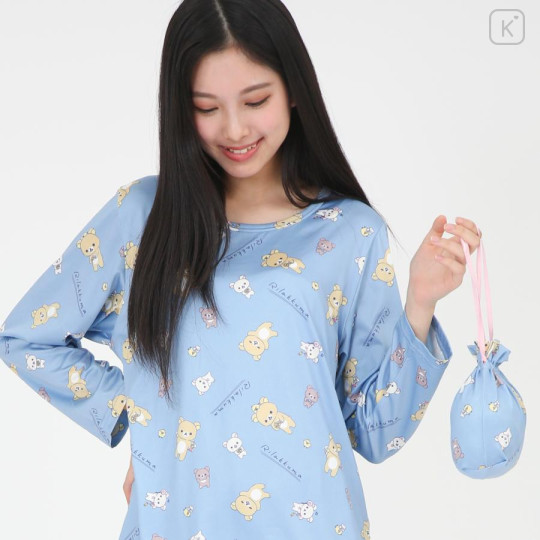 Japan San-X Travel Pajamas (M) - Rilakkuma - 5