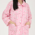 Japan Sanrio Shirt Pajamas (M) - Hello Kitty / Girly Flower Pink - 5