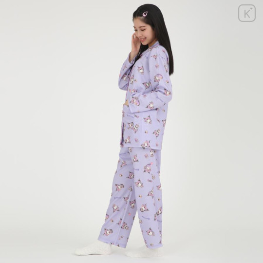 Japan Sanrio Shirt Pajamas (M) - Kuromi / Girly Purple - 2