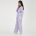 Japan Sanrio Shirt Pajamas (M) - Kuromi / Girly Purple - 2