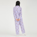 Japan Sanrio Shirt Pajamas (M) - Kuromi / Girly Purple - 3