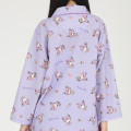 Japan Sanrio Shirt Pajamas (M) - Kuromi / Girly Purple - 7