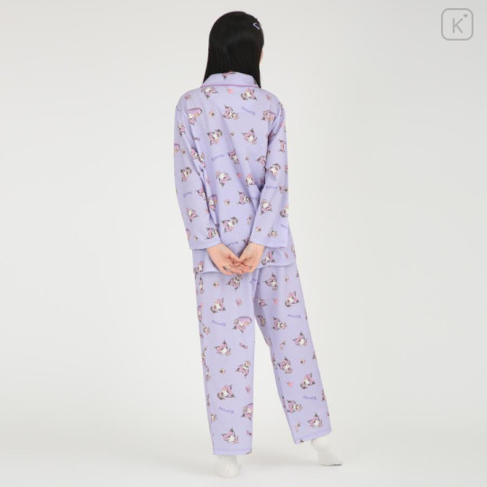 Japan Sanrio Shirt Pajamas (L) - Kuromi / Girly Purple - 3