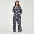 Japan Sanrio Shirt Pajamas (M) - Kuromi : Black - 1