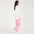 Japan Sanrio T-shirt Pajamas (L) - Hello Kitty / Ivory & Pink - 5