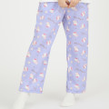 Japan Sanrio T-shirt Pajamas (M) - Hello Kitty / Ivory & Purple - 6