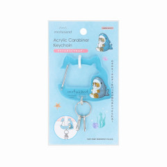 Japan Mofusand Acrylic Carabiner Keychain - Shark Cat Same Nyan