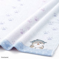 Japan Mofusand Face Towel - Footprint Blue - 2