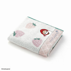 Japan Mofusand Face Towel - Strawberry Pink