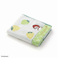 Japan Mofusand Face Towel - Strawberry Green