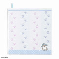 Japan Mofusand Wash Towel - Footprint Blue - 1