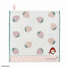 Japan Mofusand Wash Towel - Strawberry Pink