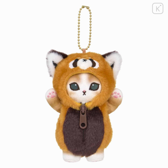 Japan Mofusand Mascot Holder - Red Panda Cat Nyan - 1