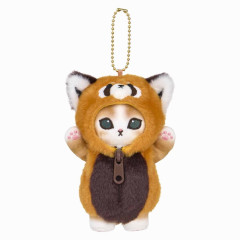 Japan Mofusand Mascot Holder - Red Panda Cat Nyan