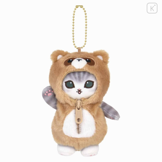 Japan Mofusand Mascot Holder - Raccoon Cat Nyan - 1