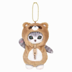 Japan Mofusand Mascot Holder - Raccoon Cat Nyan