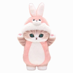 Japan Mofusand Stuffed Plush Toy (SS) - Cat / Cosplay Rabbit